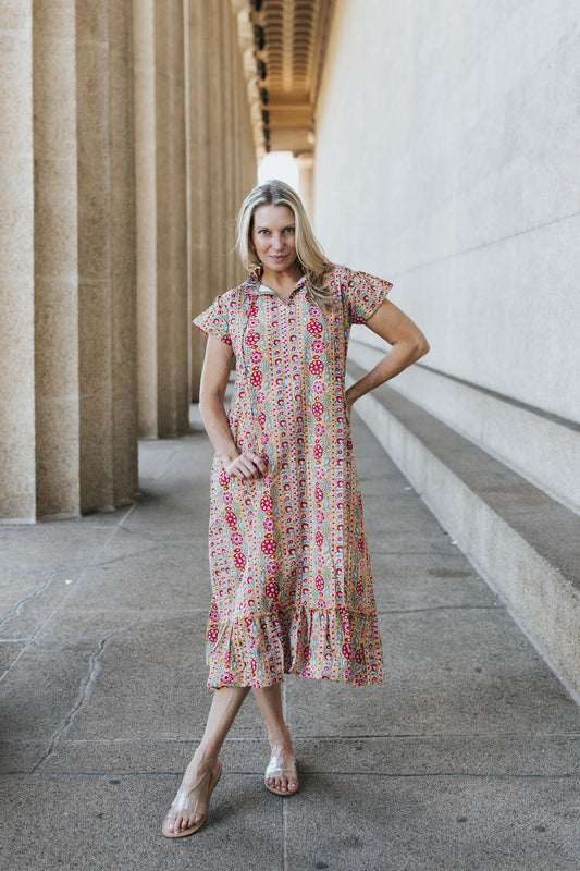 Florence Dress - Goldenrod