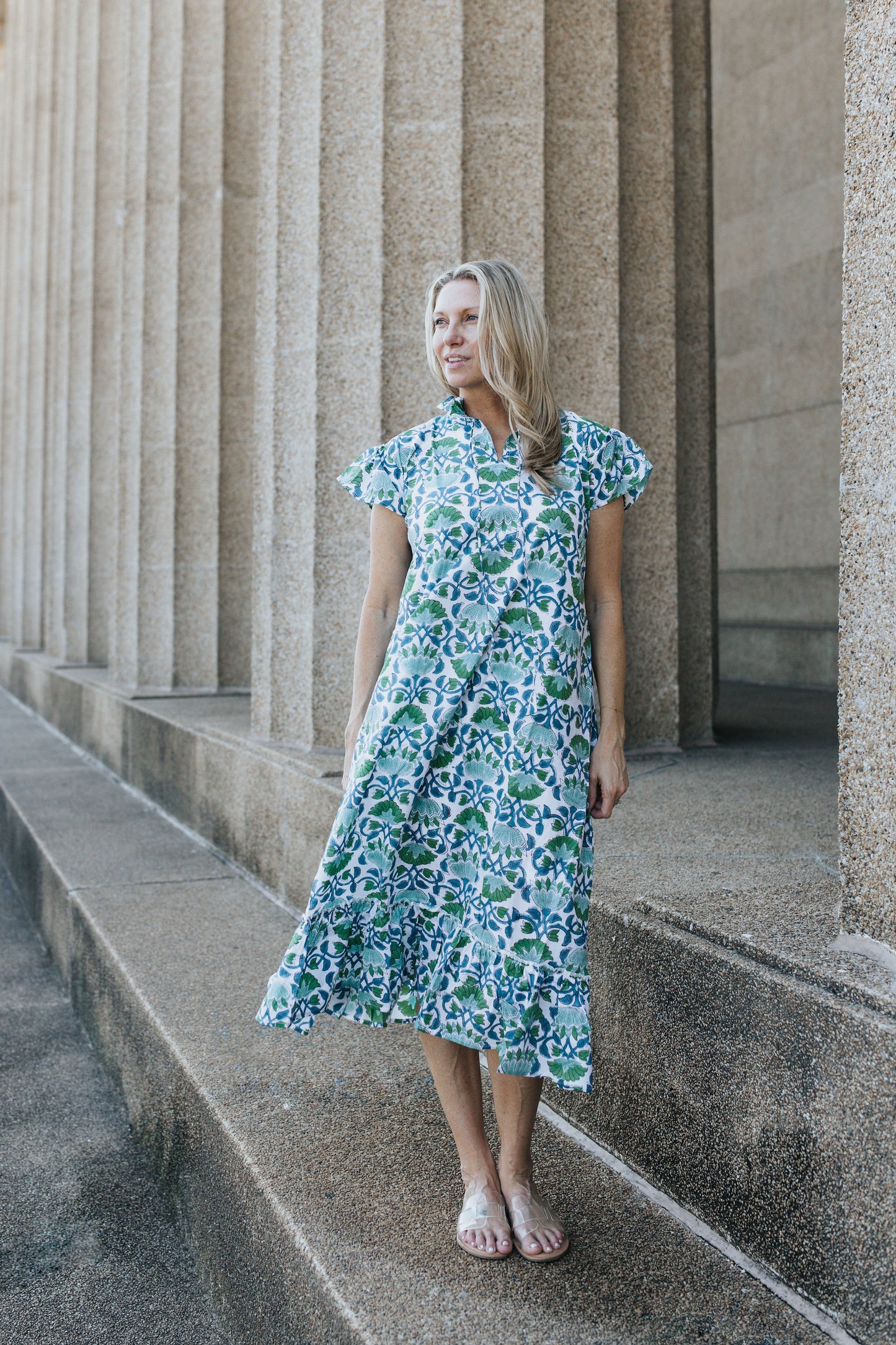 Florence Dress - Seafoam