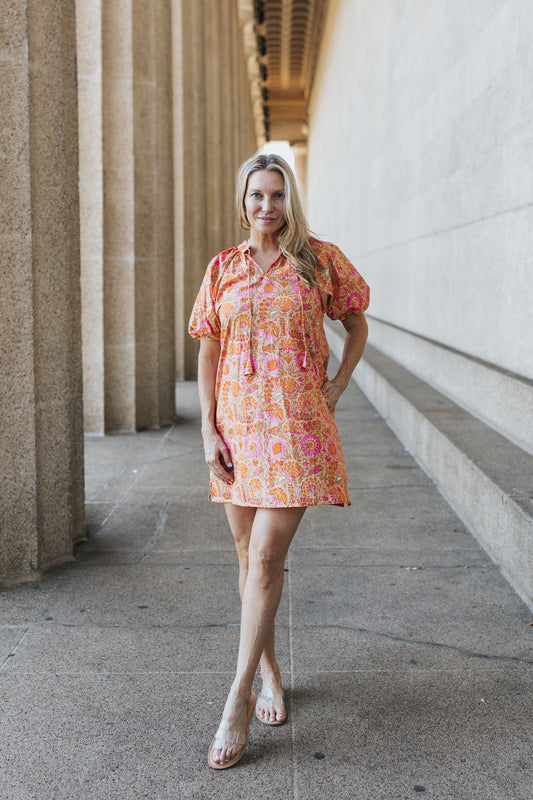 Tessa Dress - Papaya