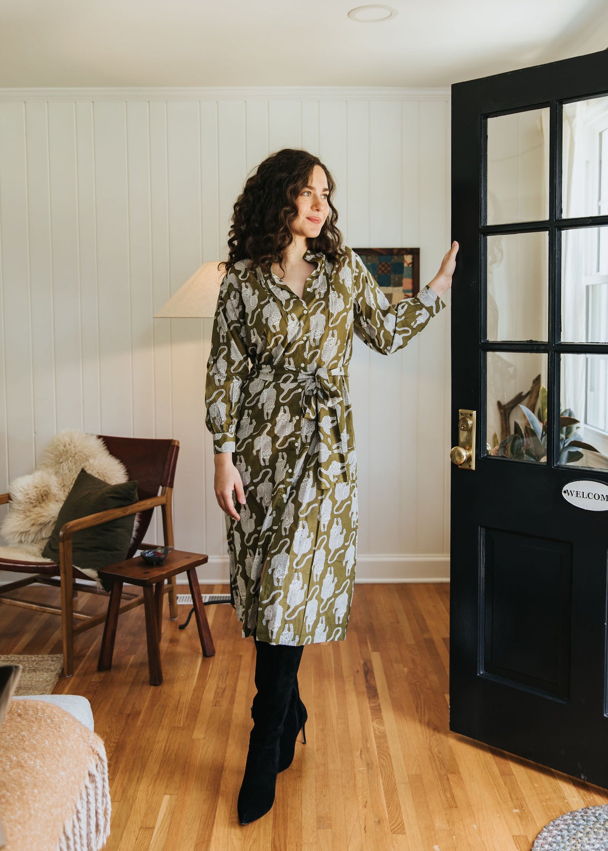 Courtyard Dress - Olive