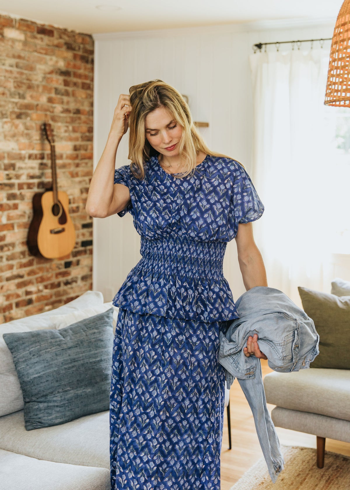 Pavilion Skirt - Lapis