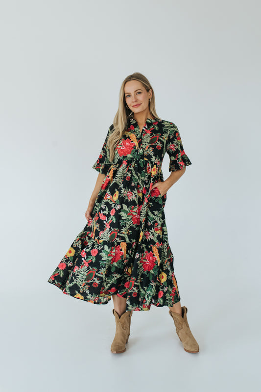 Tilly Dress - Painted Garden