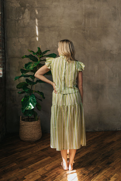 Colette Top - Garden Stripe