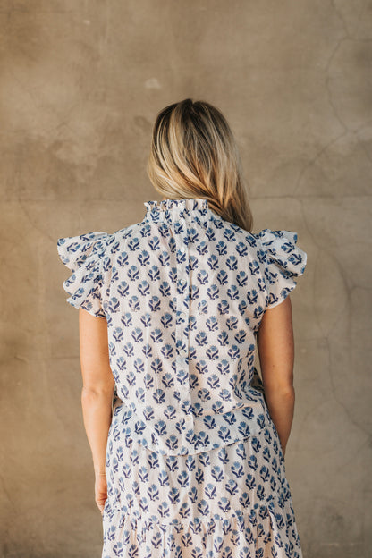 Colette Top - Ivory Bloom