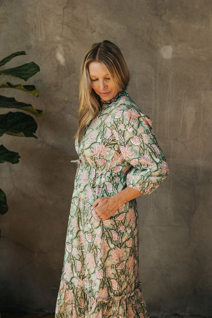 Eliza Dress - Jade Vine