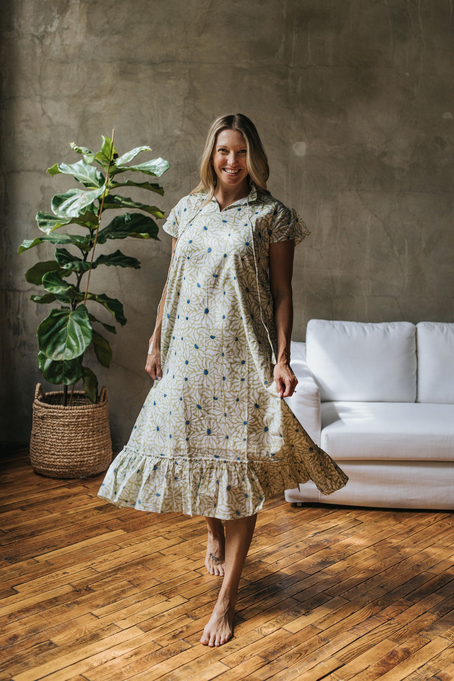 Florence Dress - Willow Garden