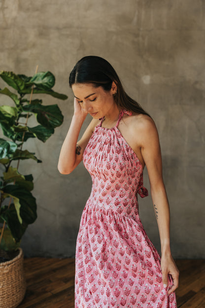 Daphne Dress - Blush Garden