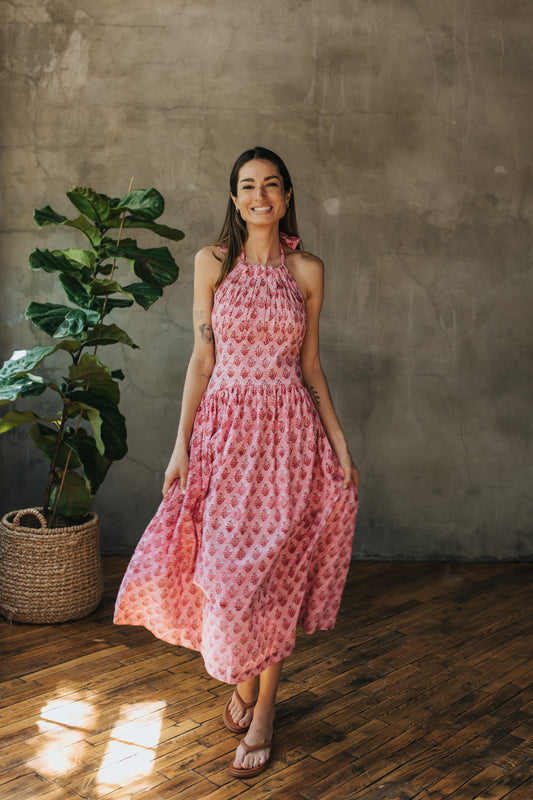 Daphne Dress - Blush Garden