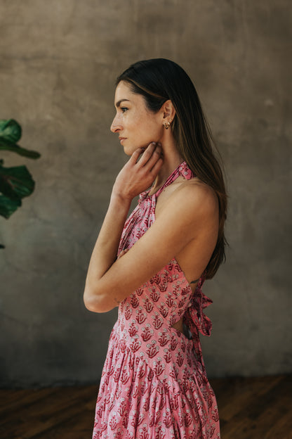 Daphne Dress - Blush Garden