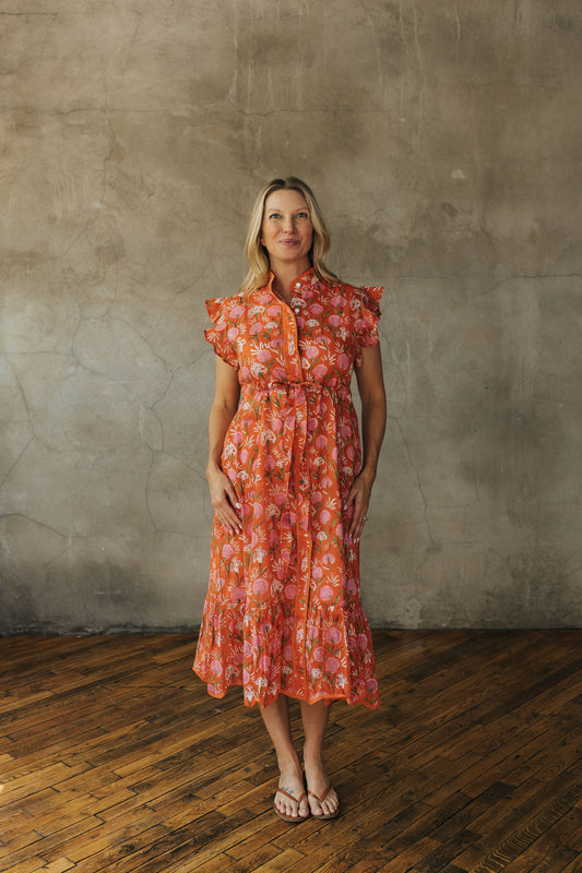 Margot Dress - Amber Garden