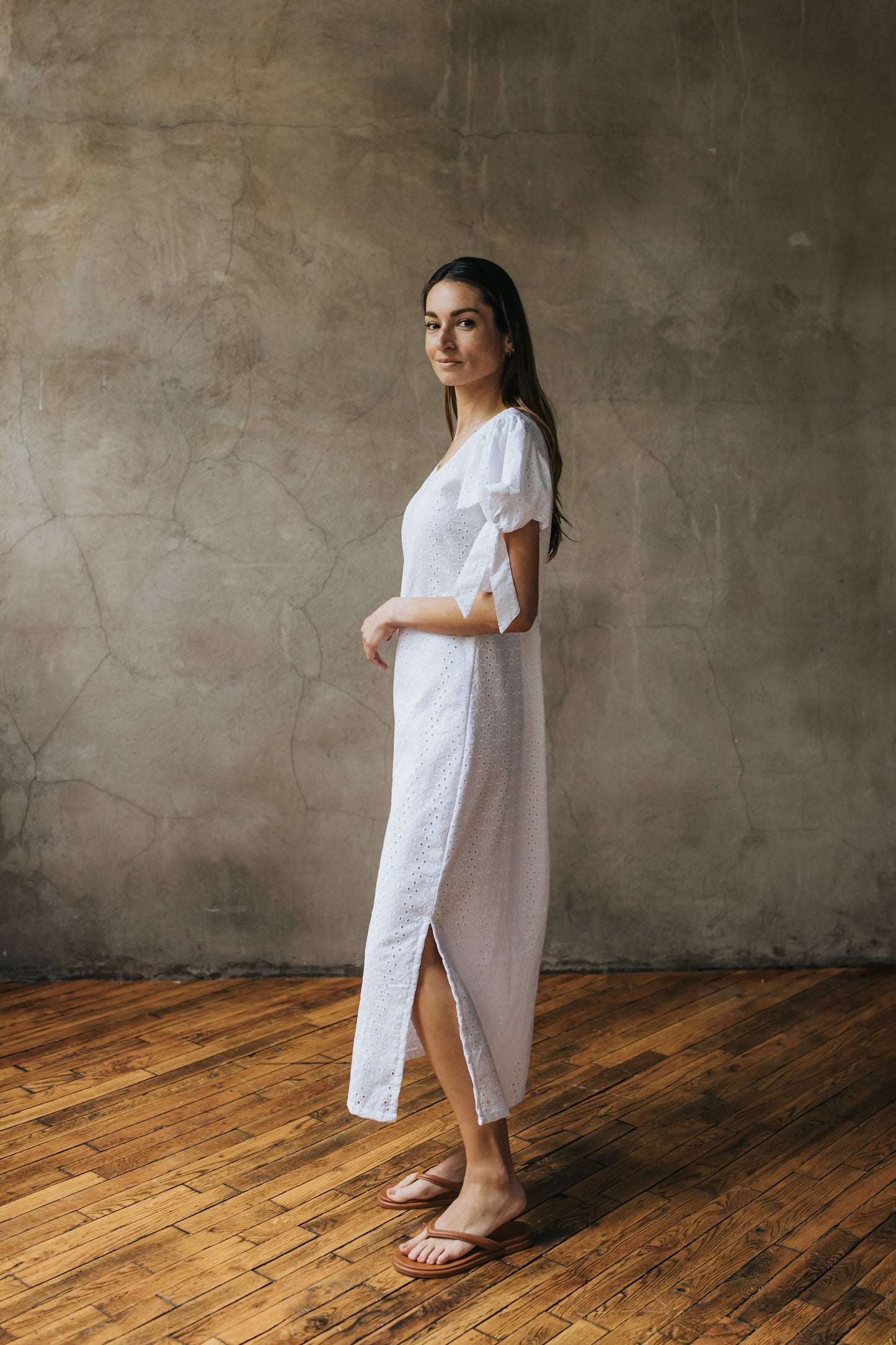Poppy Dress - Petal Eyelet