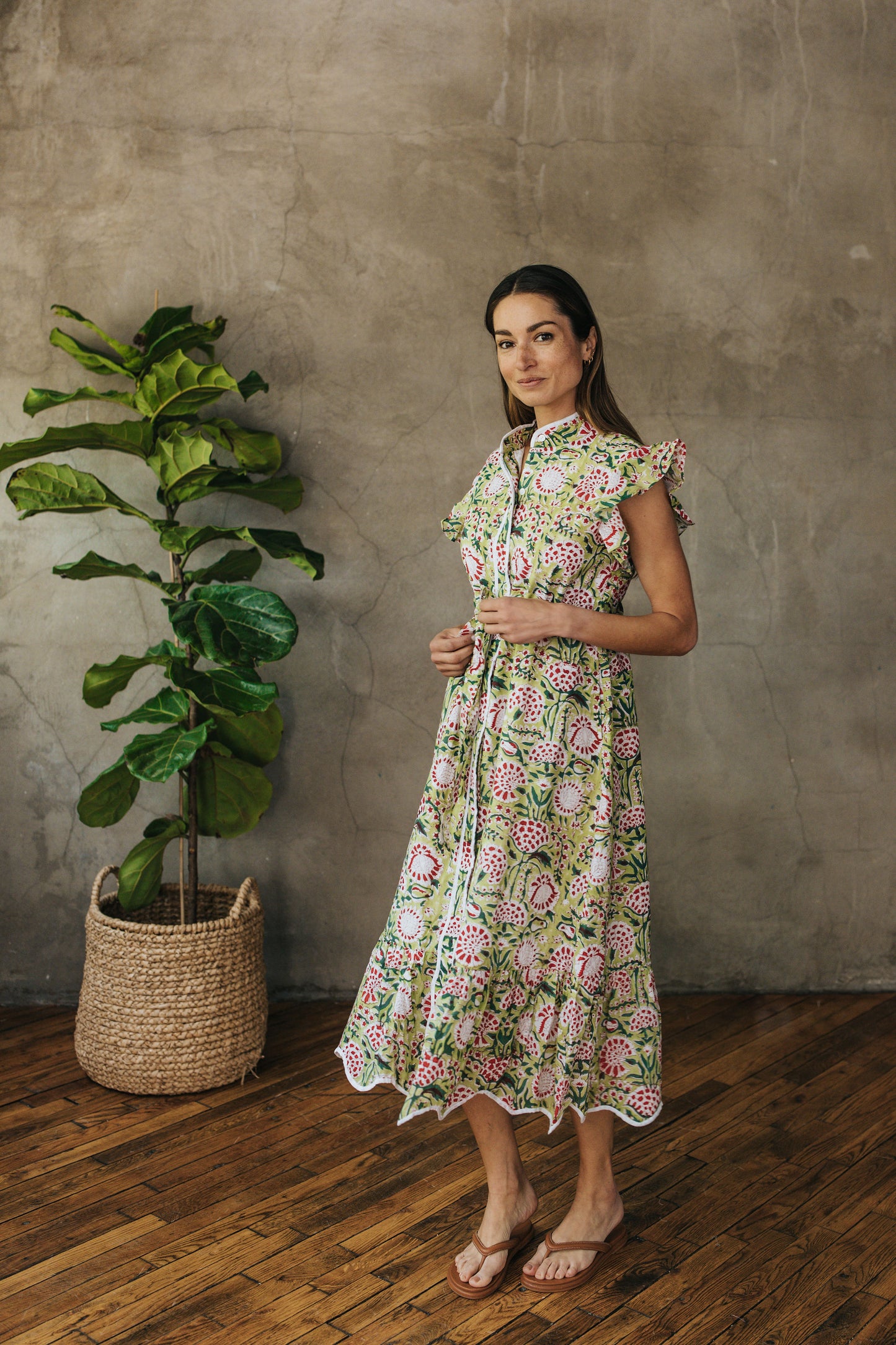 Margot Dress - Meadow Garden