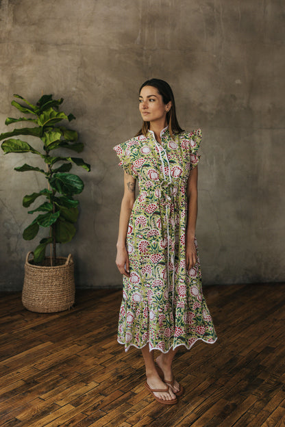 Margot Dress - Meadow Garden