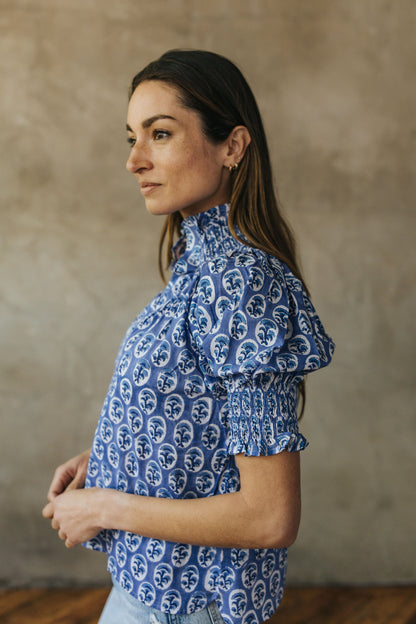 Sally Top - Indigo Buti