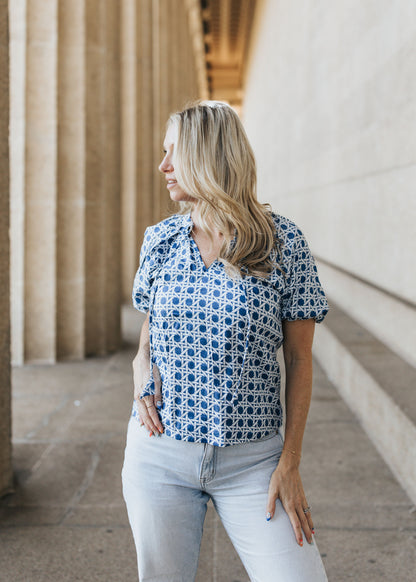 Tessa Top - Harbor Lattice