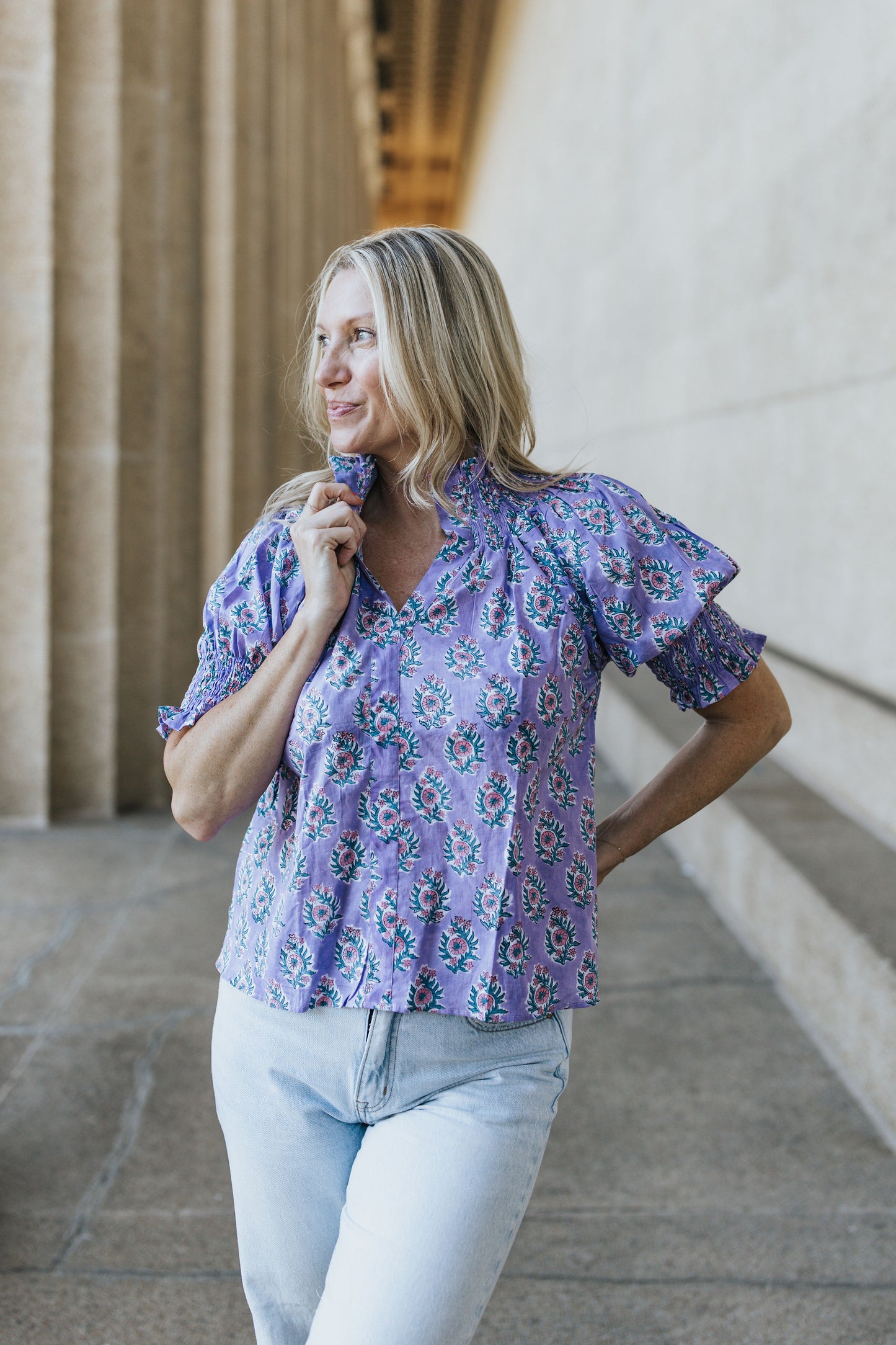 Sally Top - Plum