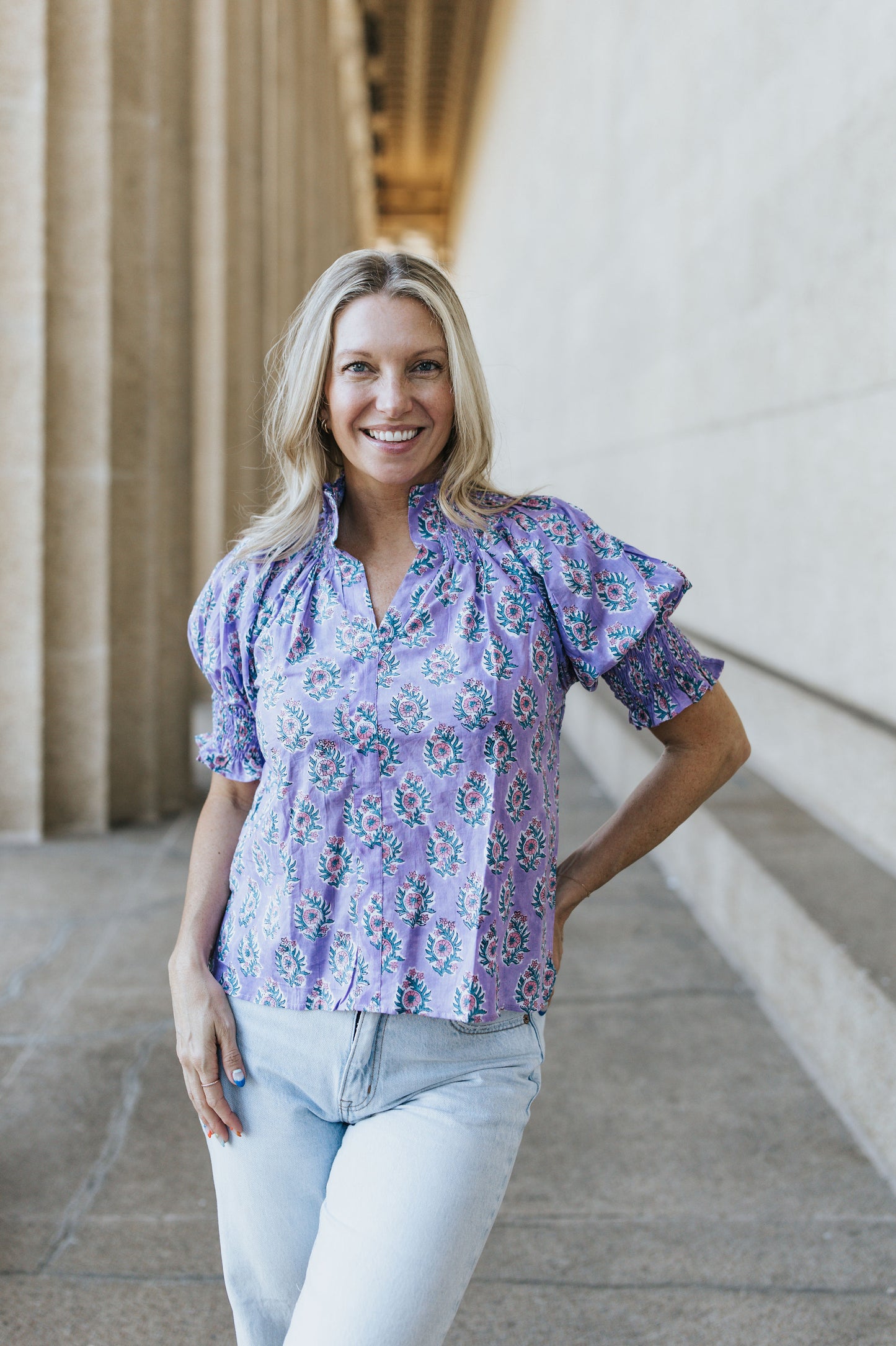 Sally Top - Plum