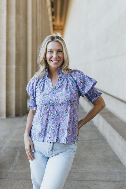 Sally Top - Plum