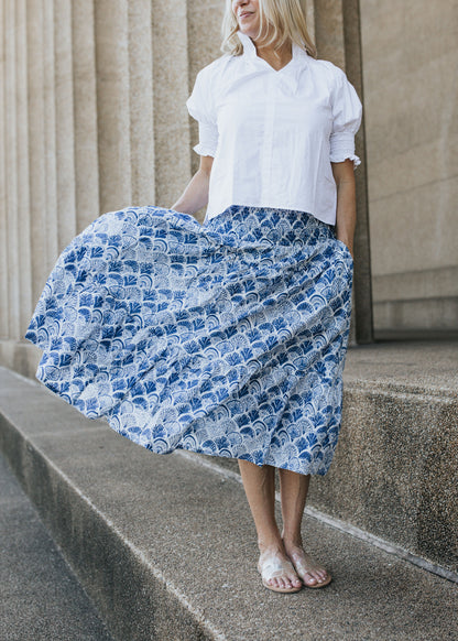 Pippa Skirt - Fan Tide