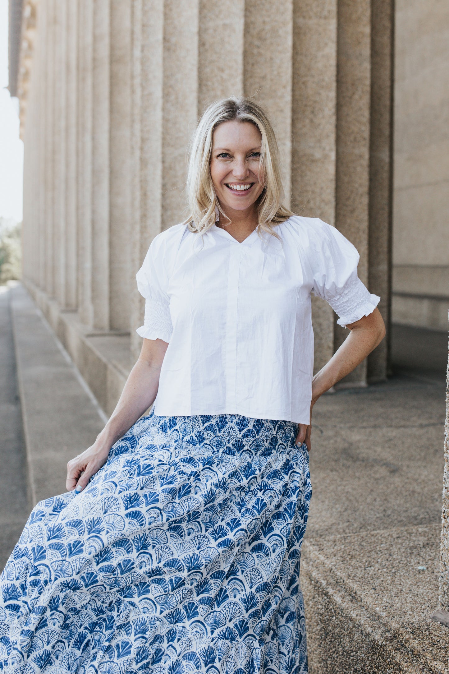 Pippa Skirt - Fan Tide
