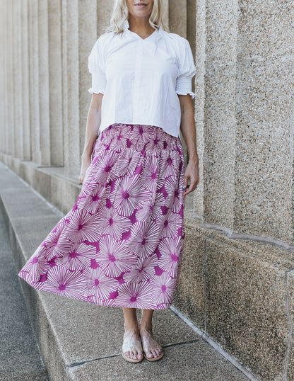 Pippa Skirt - Fuchsia Fan