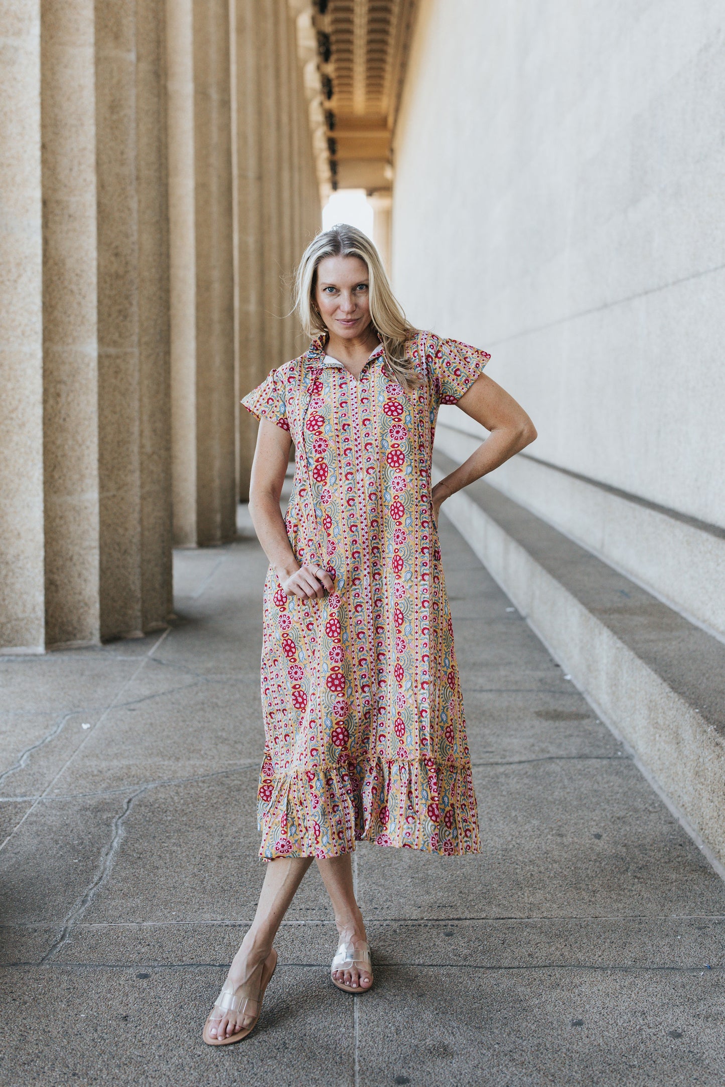 Florence Dress - Goldenrod