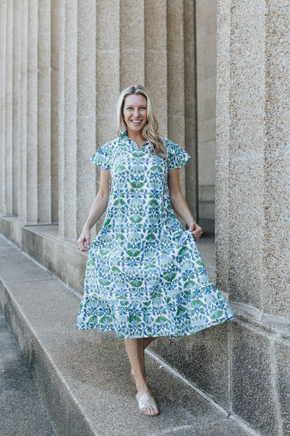 Florence Dress - Seafoam