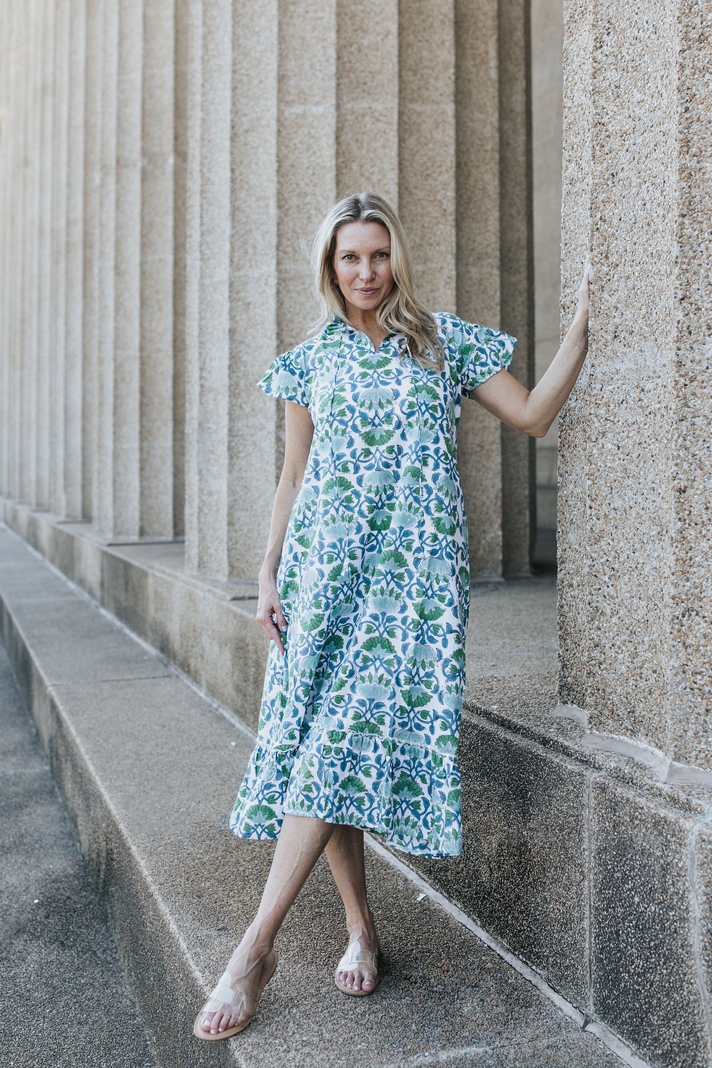Florence Dress - Seafoam