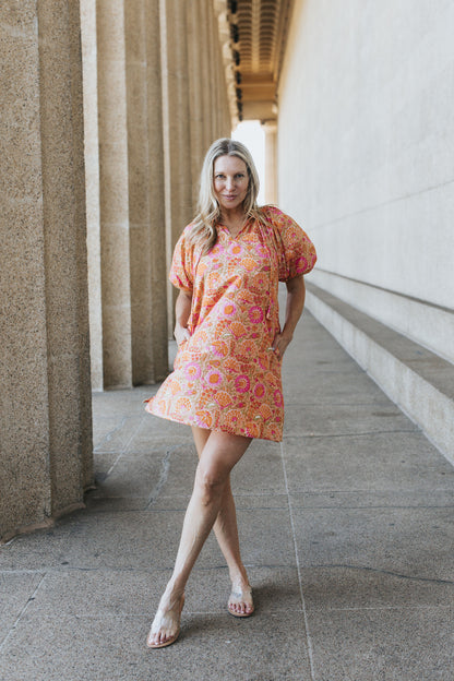 Tessa Dress - Papaya