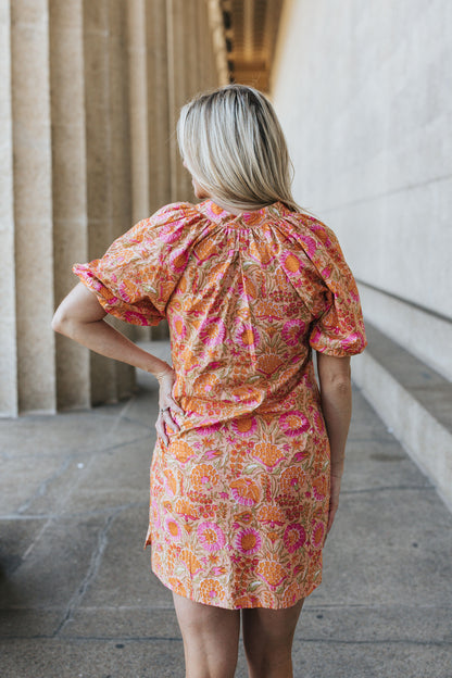 Tessa Dress - Papaya