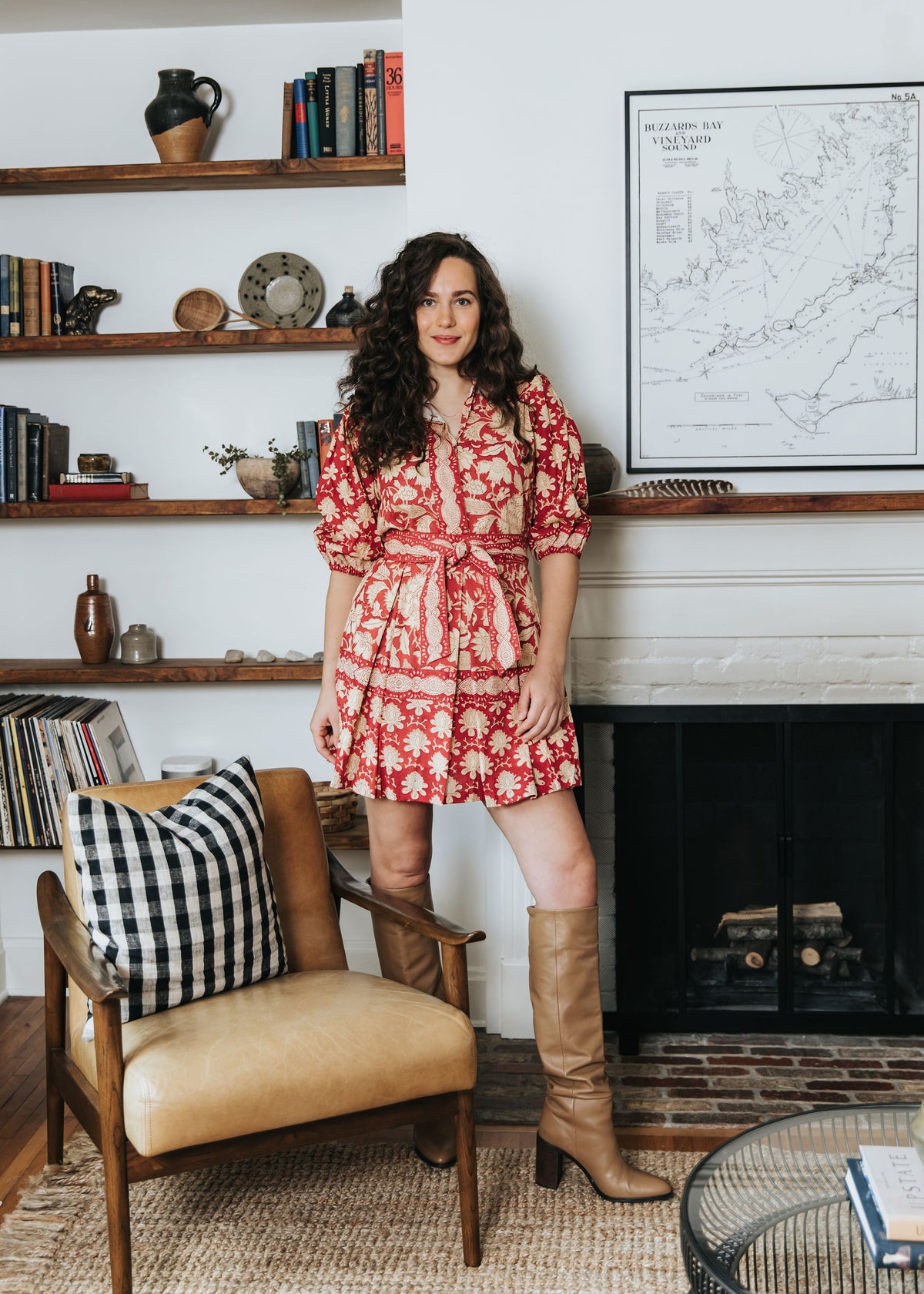 Charlotte Dress - Rouge