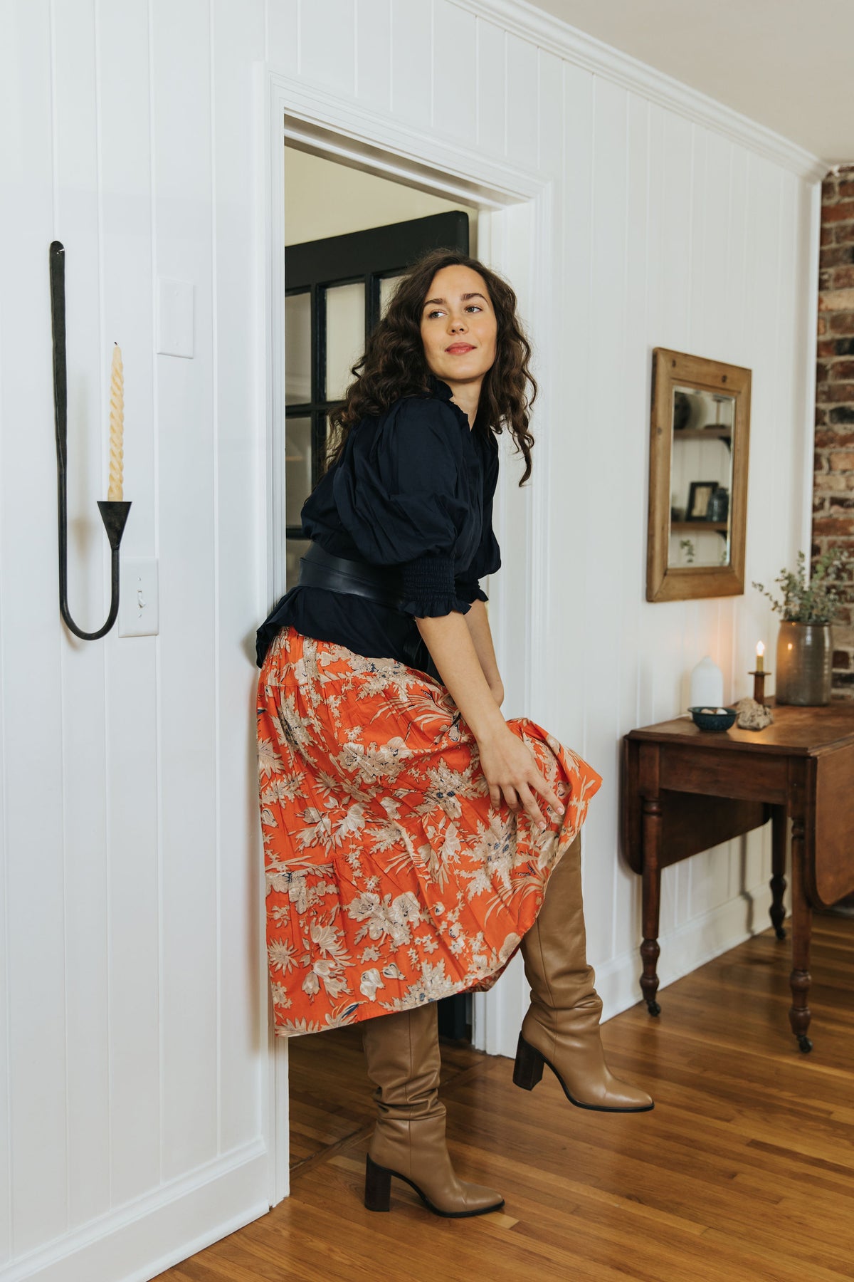 Pippa Skirt - Orange