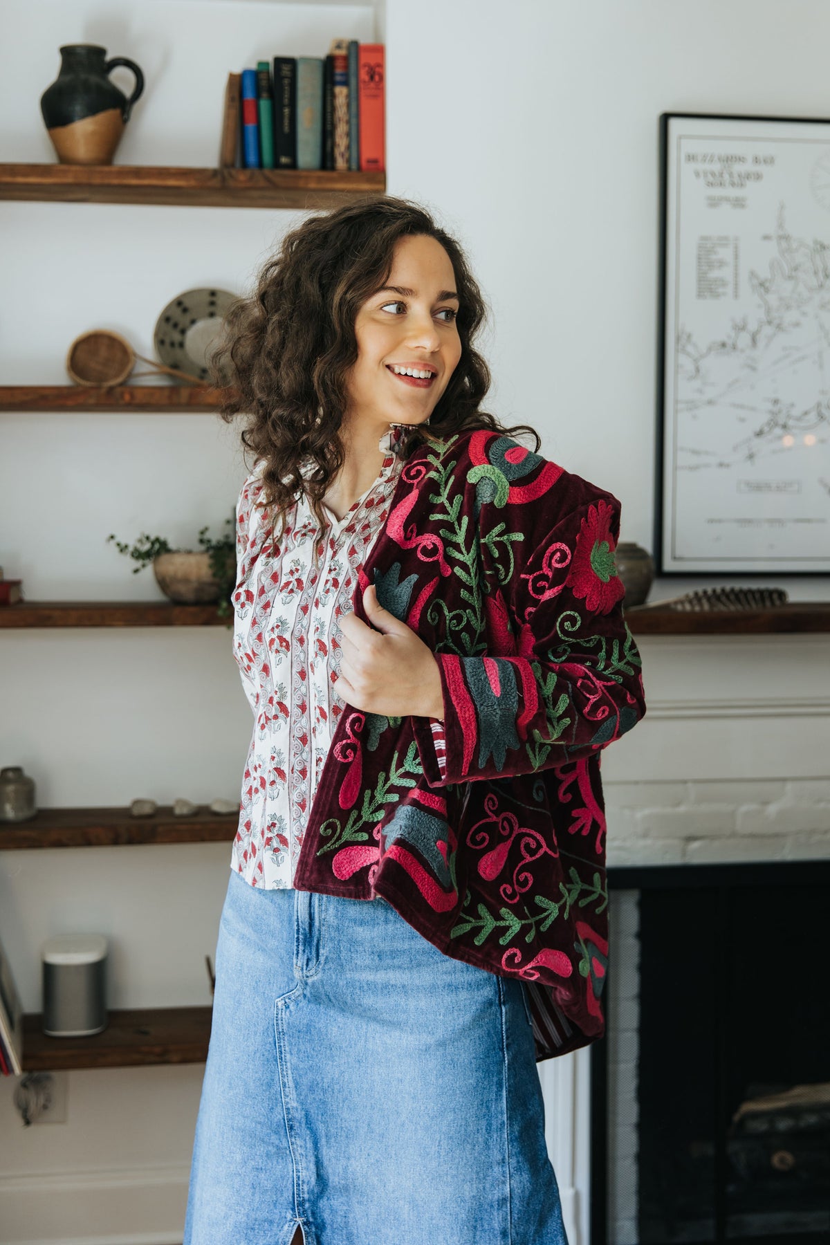 Veranda Jacket - Maroon