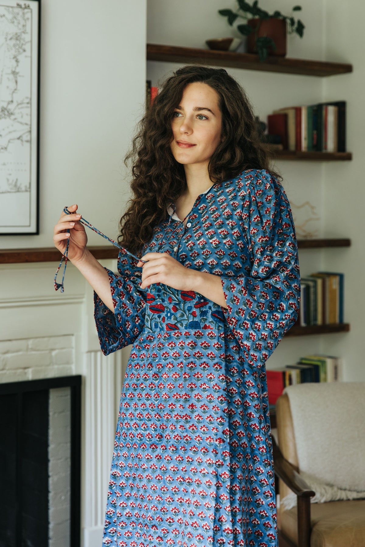 Orchard Dress - Prussian