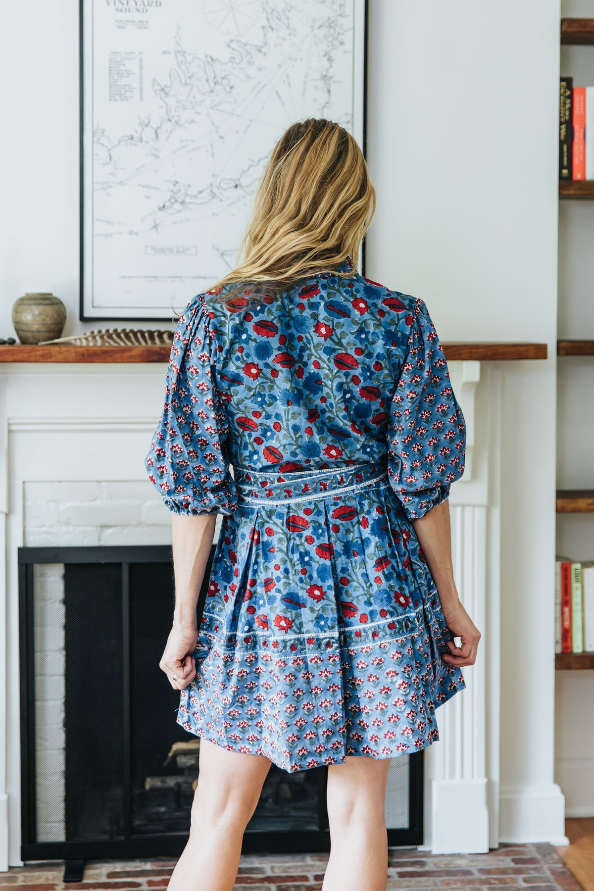 Charlotte Dress - Prussian