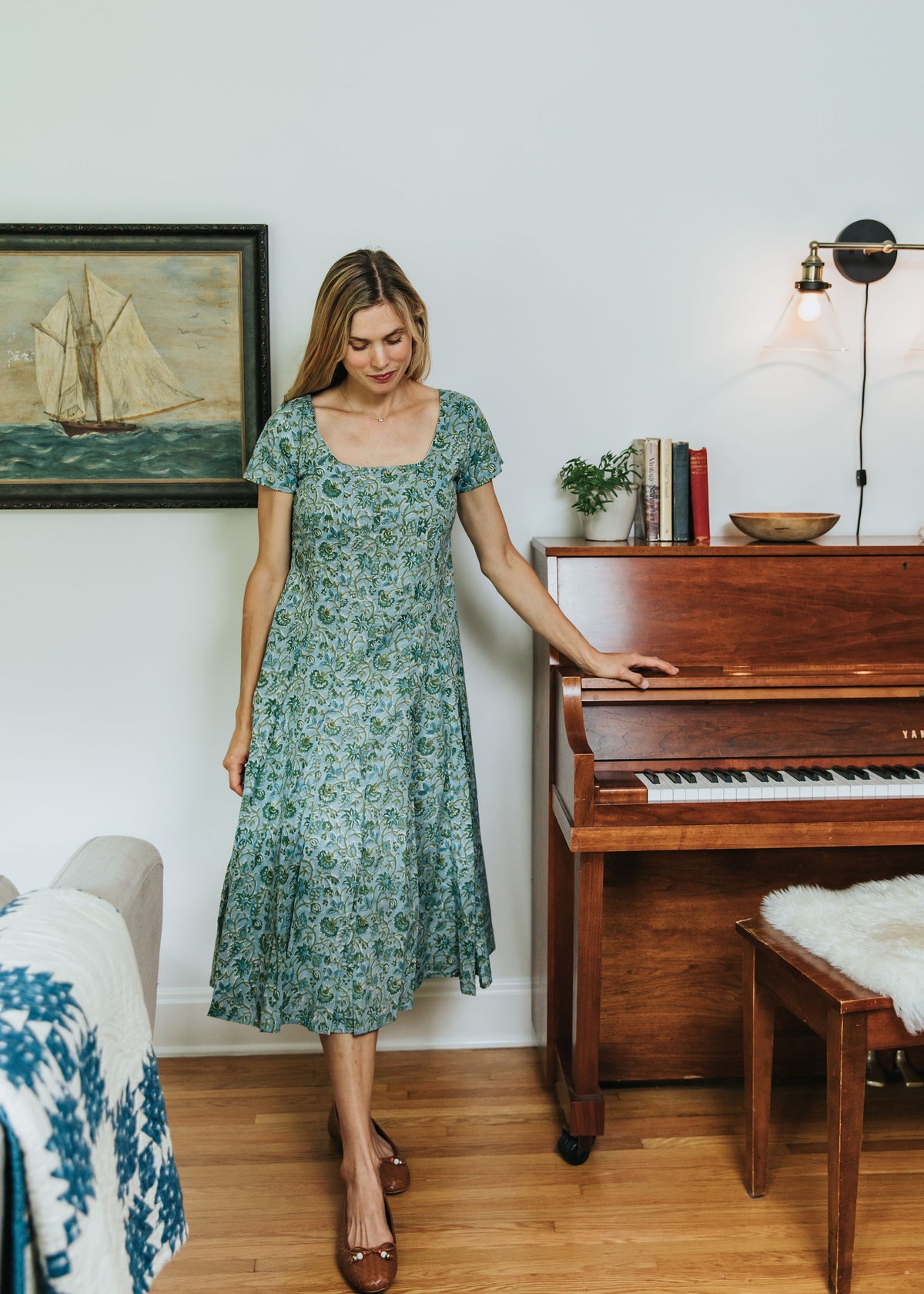 Terrace Dress - Patina