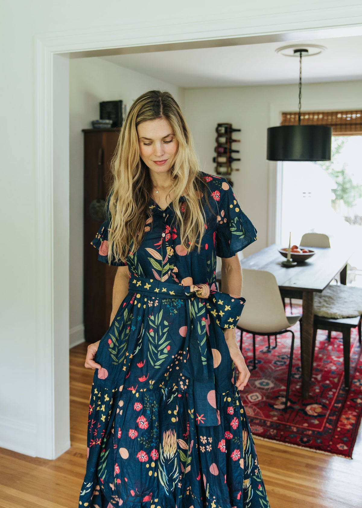 Fireside Dress - Navy
