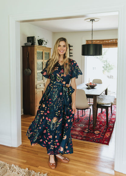 Fireside Dress - Navy