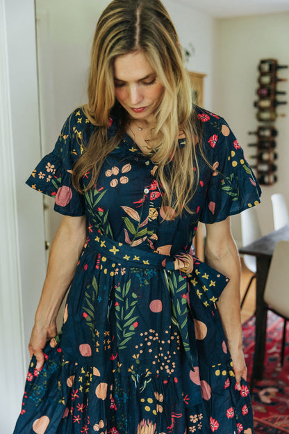Fireside Dress - Navy