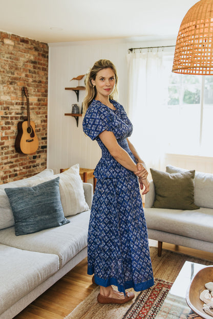 Pavilion Skirt  - Lapis