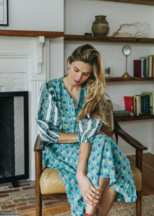 Gathering Top - Teal