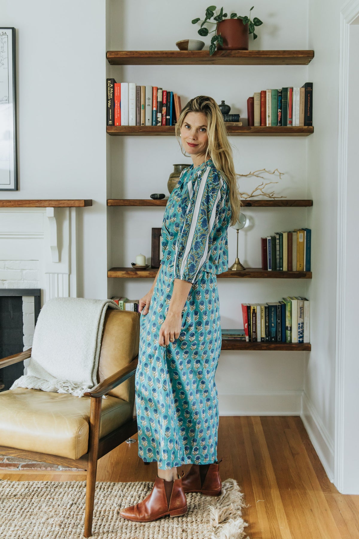 Gathering Top - Teal