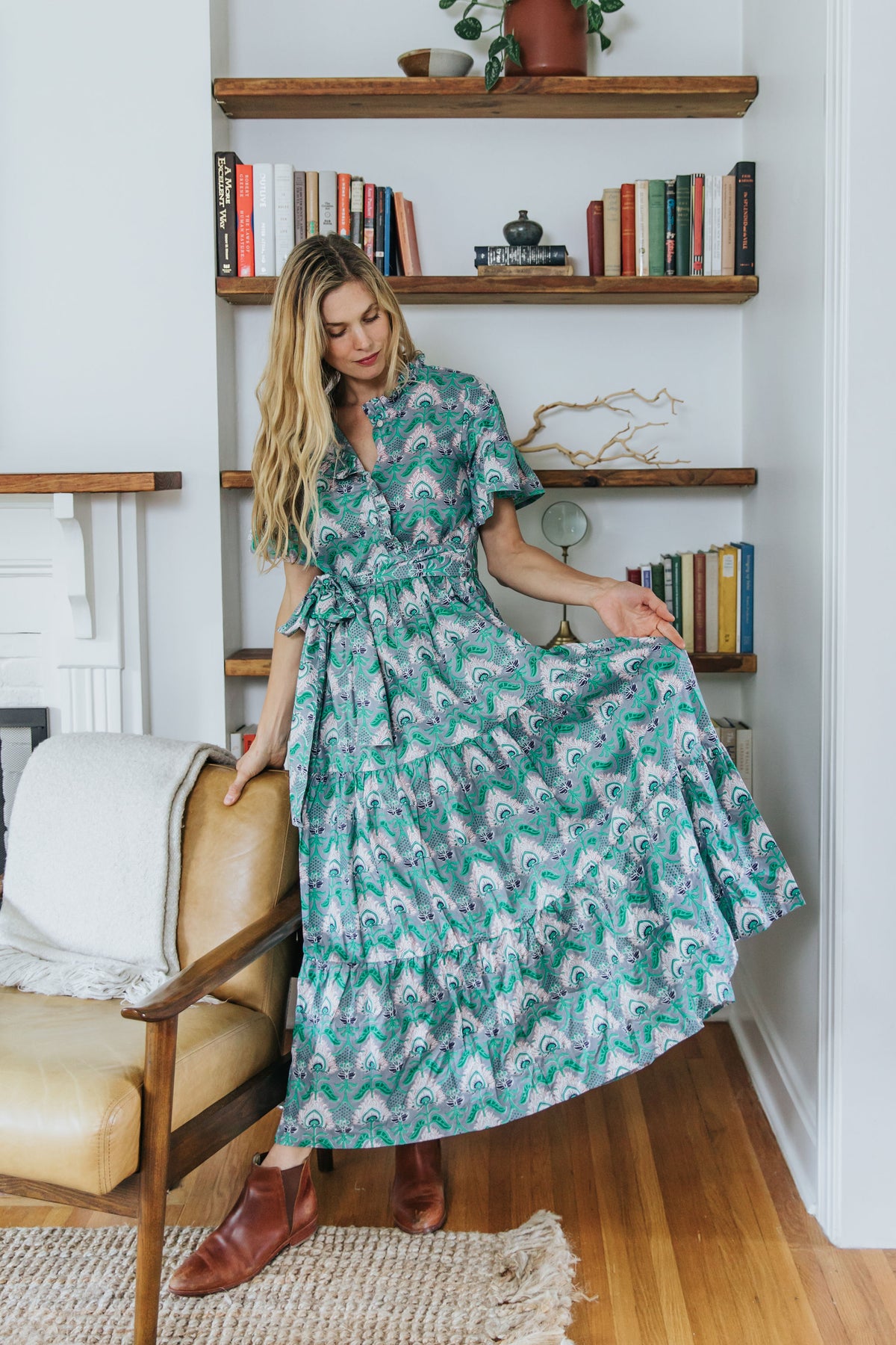 Fireside Dress - Jade