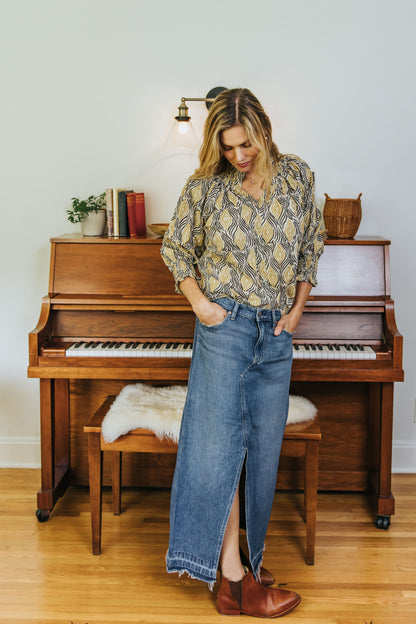 Sally Top - Gold