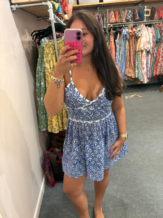 Rosalie Dress - Indigo