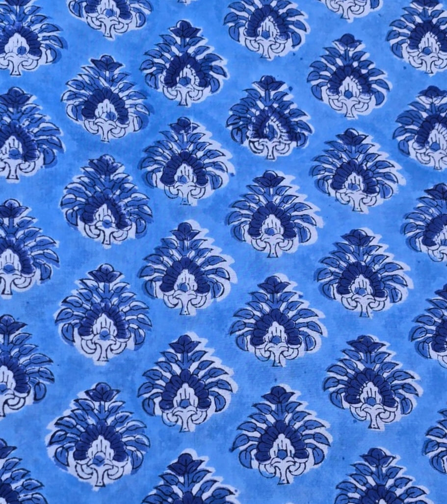 Camille Dress - Indigo Bloom